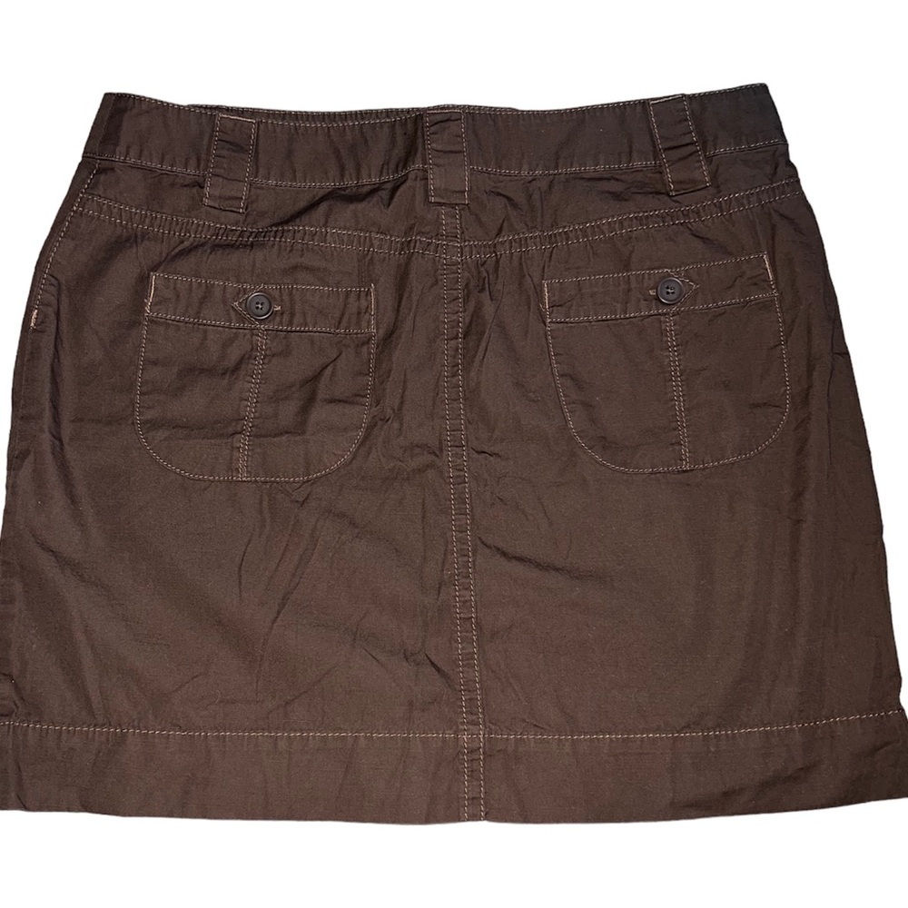 loft brown y2k mini skirt